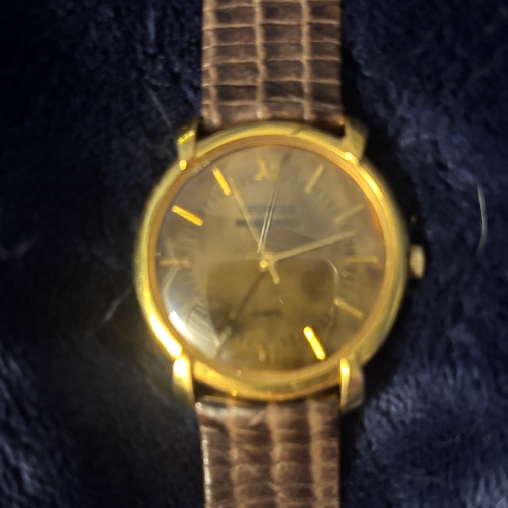 Georges Marciano Vintage Elegant Gold and Brown Men's Watch